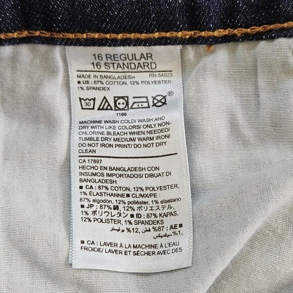 Old Navy Shorts Women 16 Navy Blue Cotton Roll Hem Stretch Beach Hippie Cottage - Picture 14 of 15